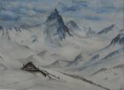 l aiguille noire sous la neige de Thierry 